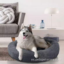 Cama para perros y gatos calmantes de donas